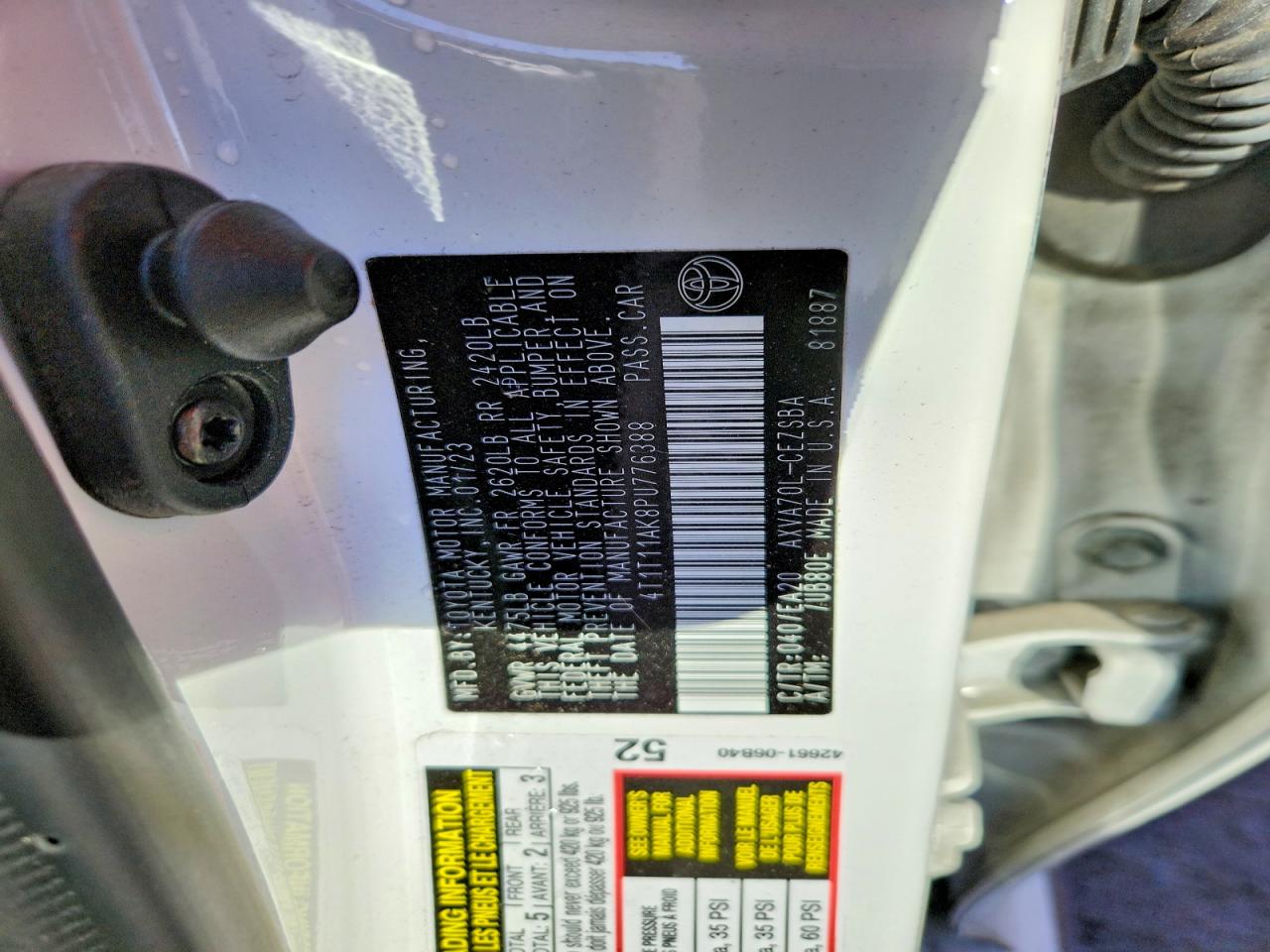 2023 TOYOTA CAMRY SE NIGHT SHADE photo 12