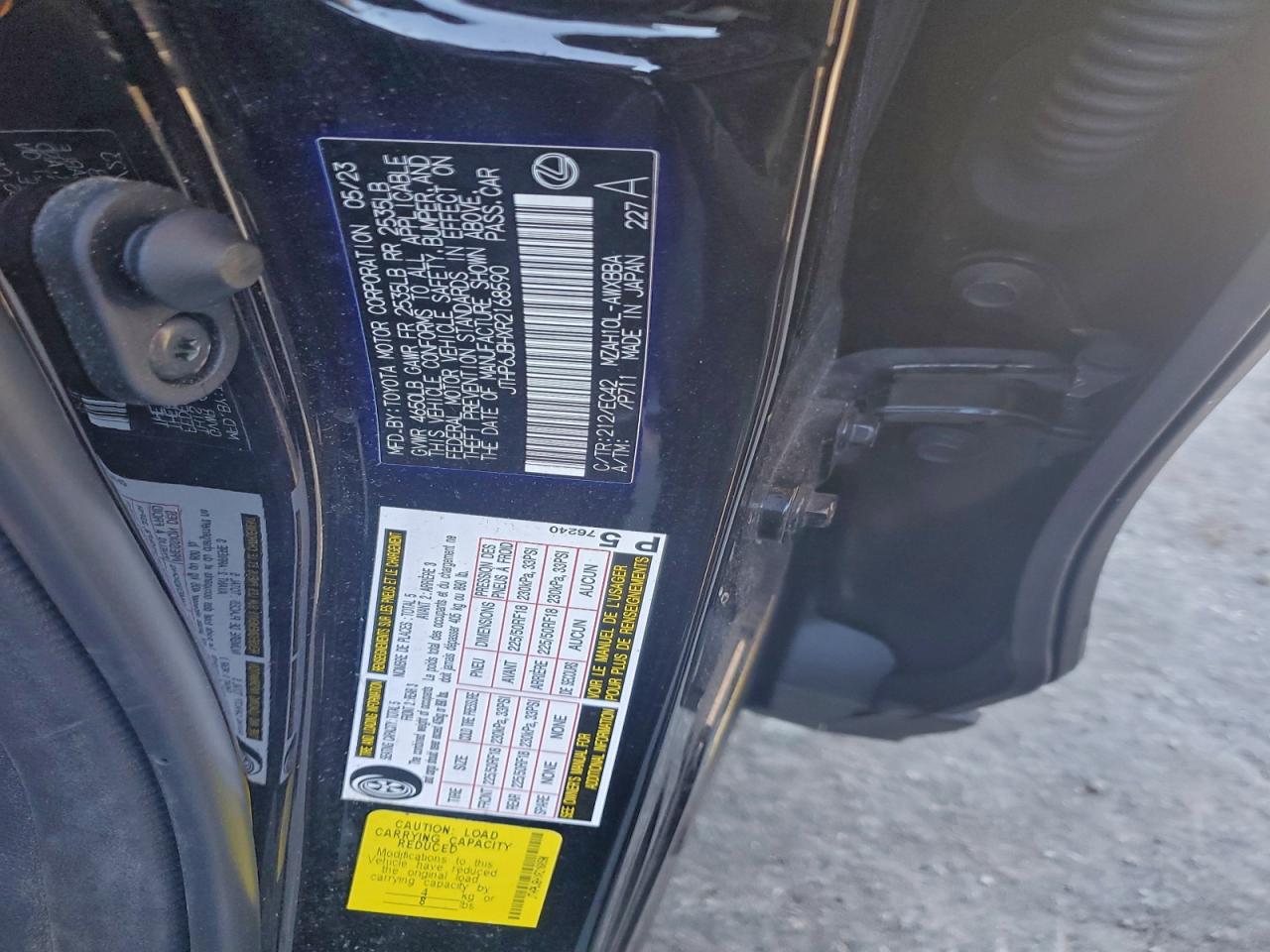 2024 LEXUS UX 250H PREMIUM photo 37