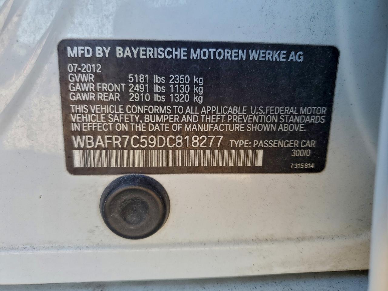 2013 BMW 535 I photo 23