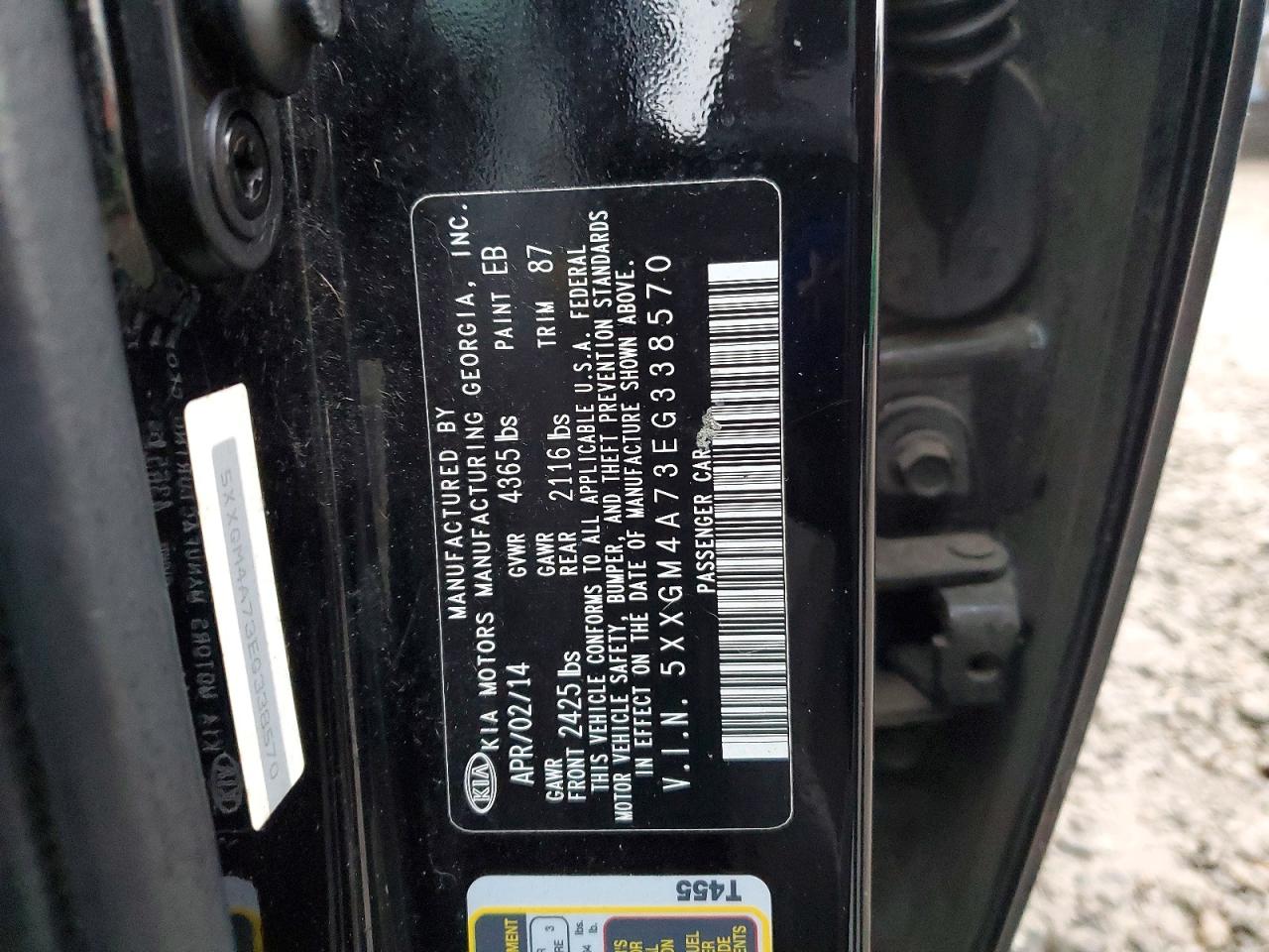 2014 KIA OPTIMA LX photo 25