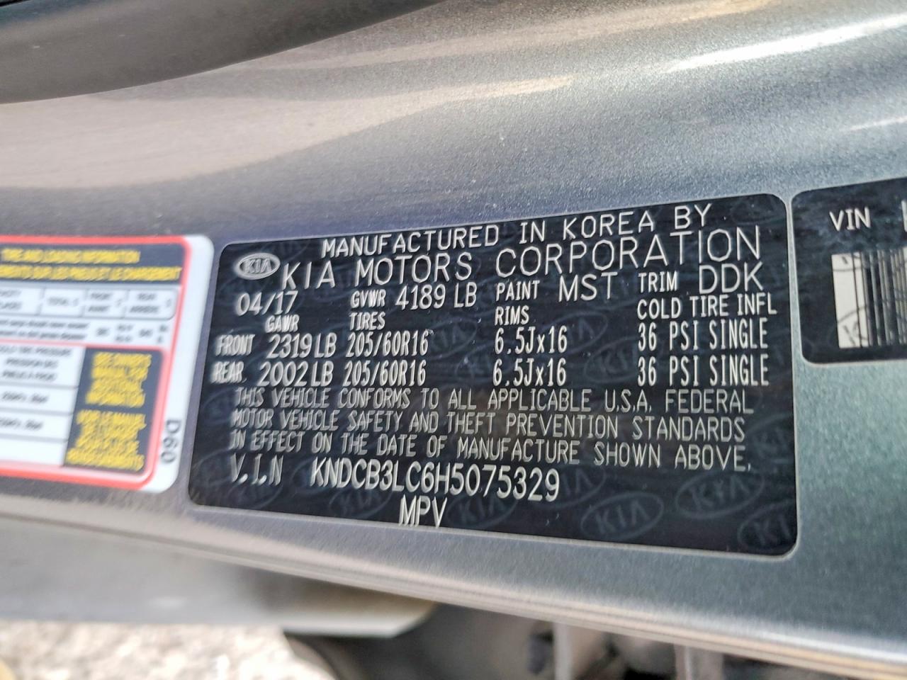 2017 KIA NIRO FE photo 12