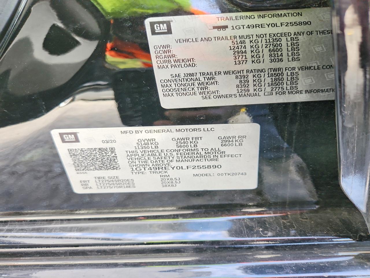 2020 GMC SIERRA K2500 DENALI photo 13