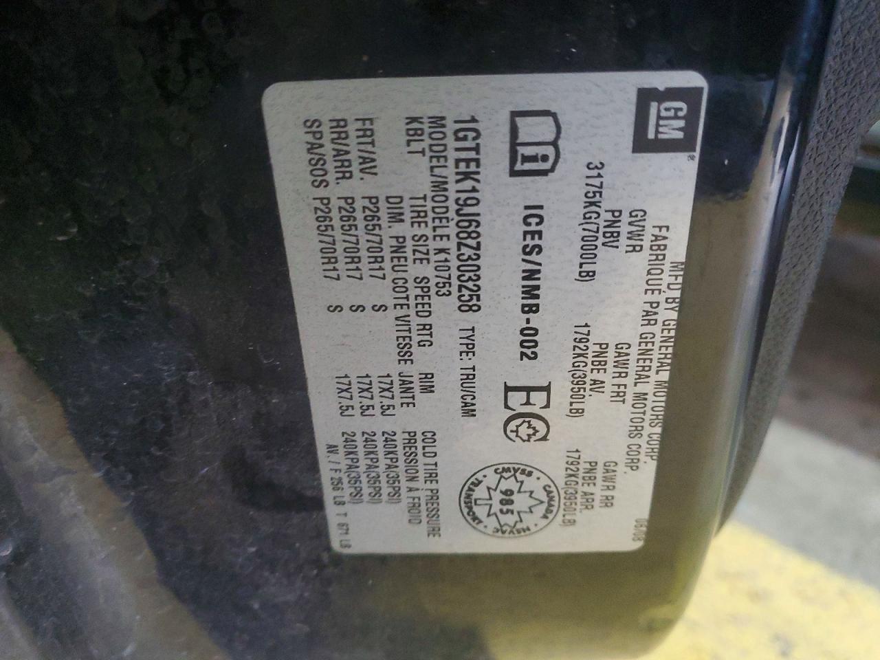2008 GMC SIERRA K1500 photo 13