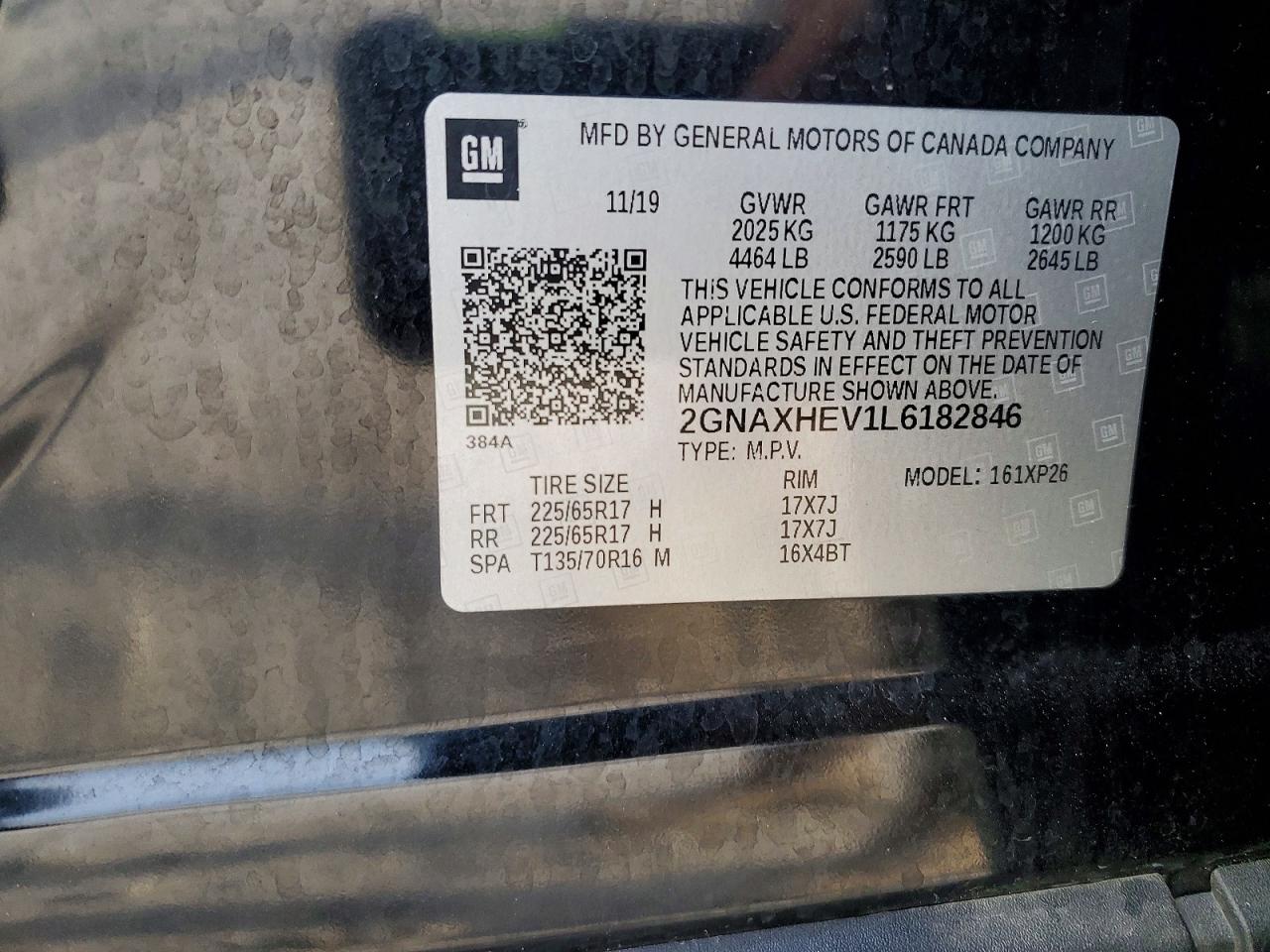 2020 CHEVROLET EQUINOX LS photo 13