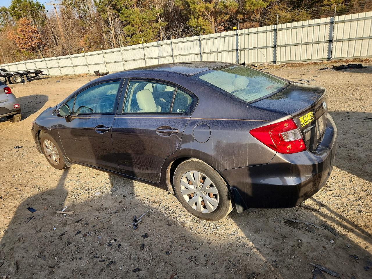 2012 HONDA CIVIC LX photo 2