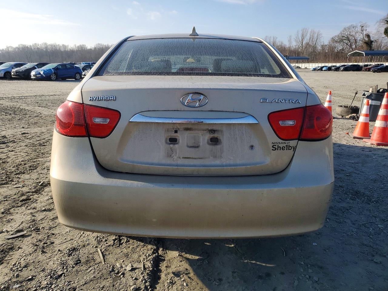 2010 HYUNDAI ELANTRA BLUE photo 6