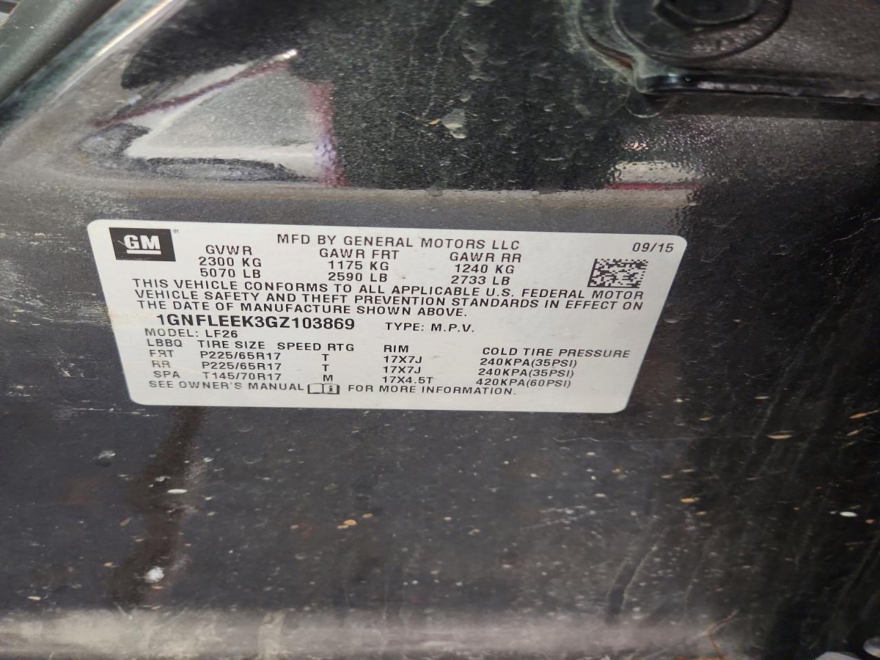 2016 CHEVROLET EQUINOX LS photo 13
