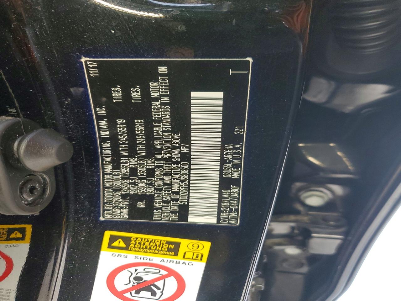 2018 TOYOTA HIGHLANDER LIMITED photo 14