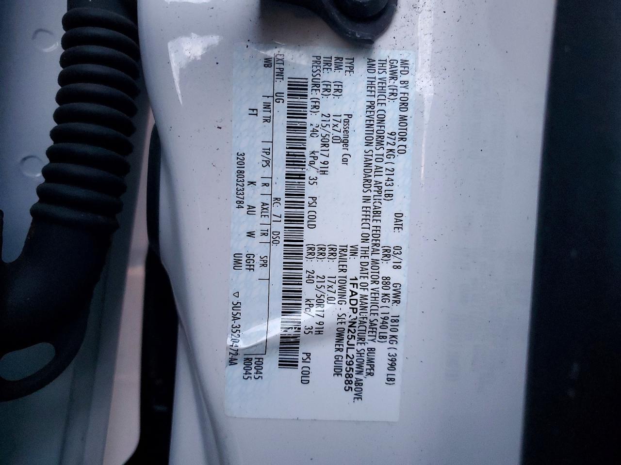 2018 FORD FOCUS TITANIUM photo 12