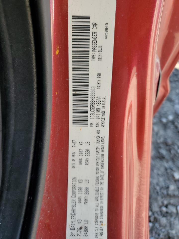 2008 CHRYSLER SEBRING TOURING photo 12