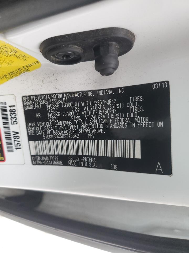2013 TOYOTA SIENNA LE photo 13
