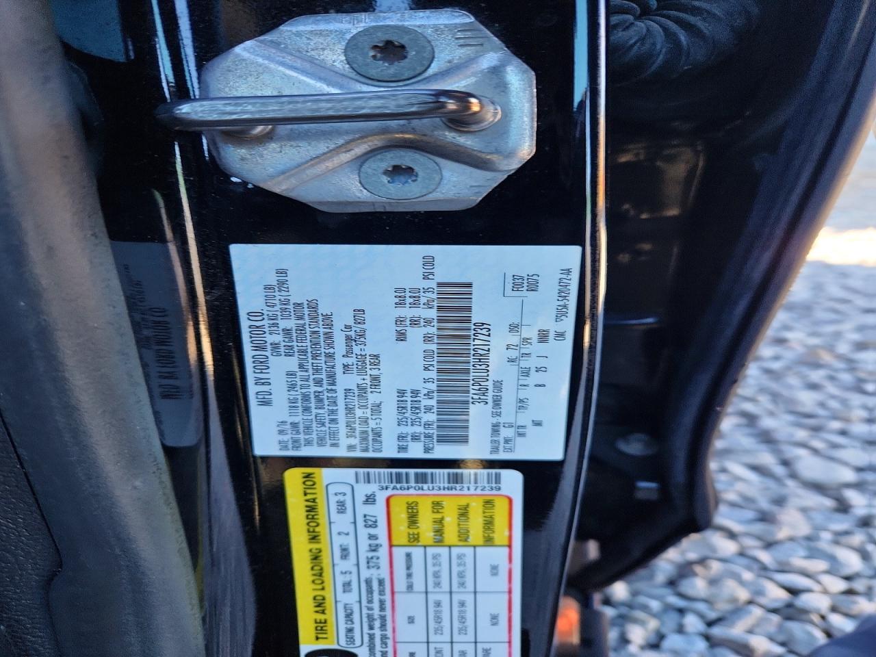 2017 FORD FUSION SE HYBRID photo 12