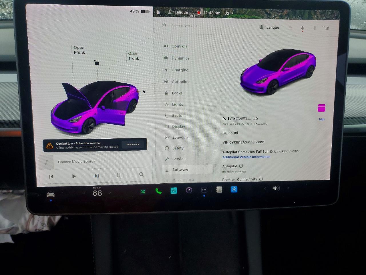 2021 TESLA MODEL 3 photo 9