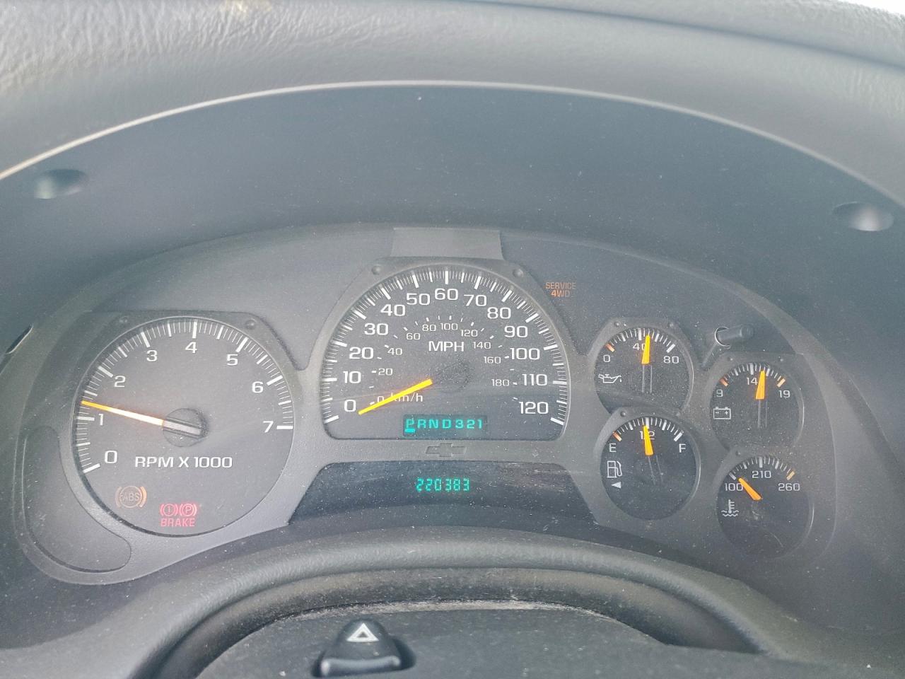 2002 CHEVROLET TRAILBLAZER photo 9