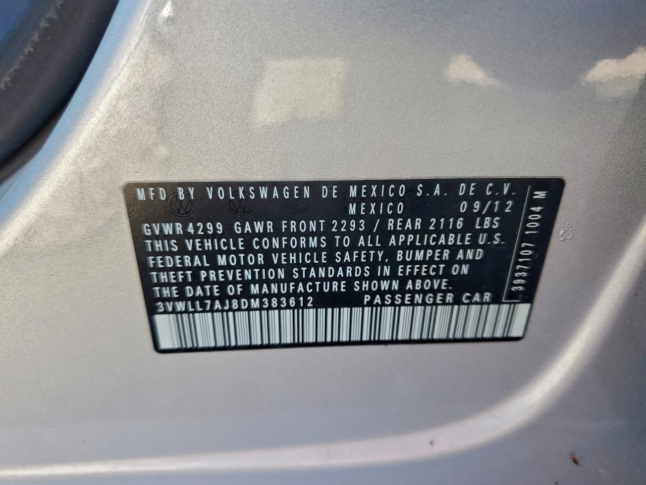 2013 VOLKSWAGEN JETTA TDI photo 12