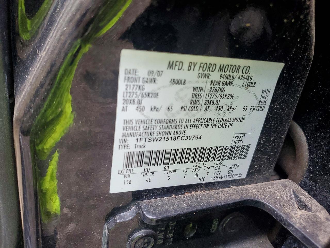 2008 FORD F250 SUPER DUTY photo 12