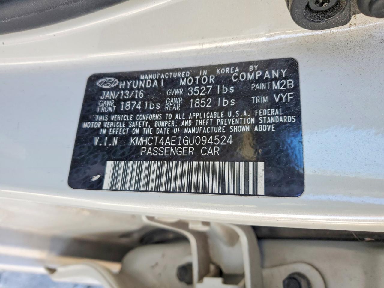 2016 HYUNDAI ACCENT SE photo 12
