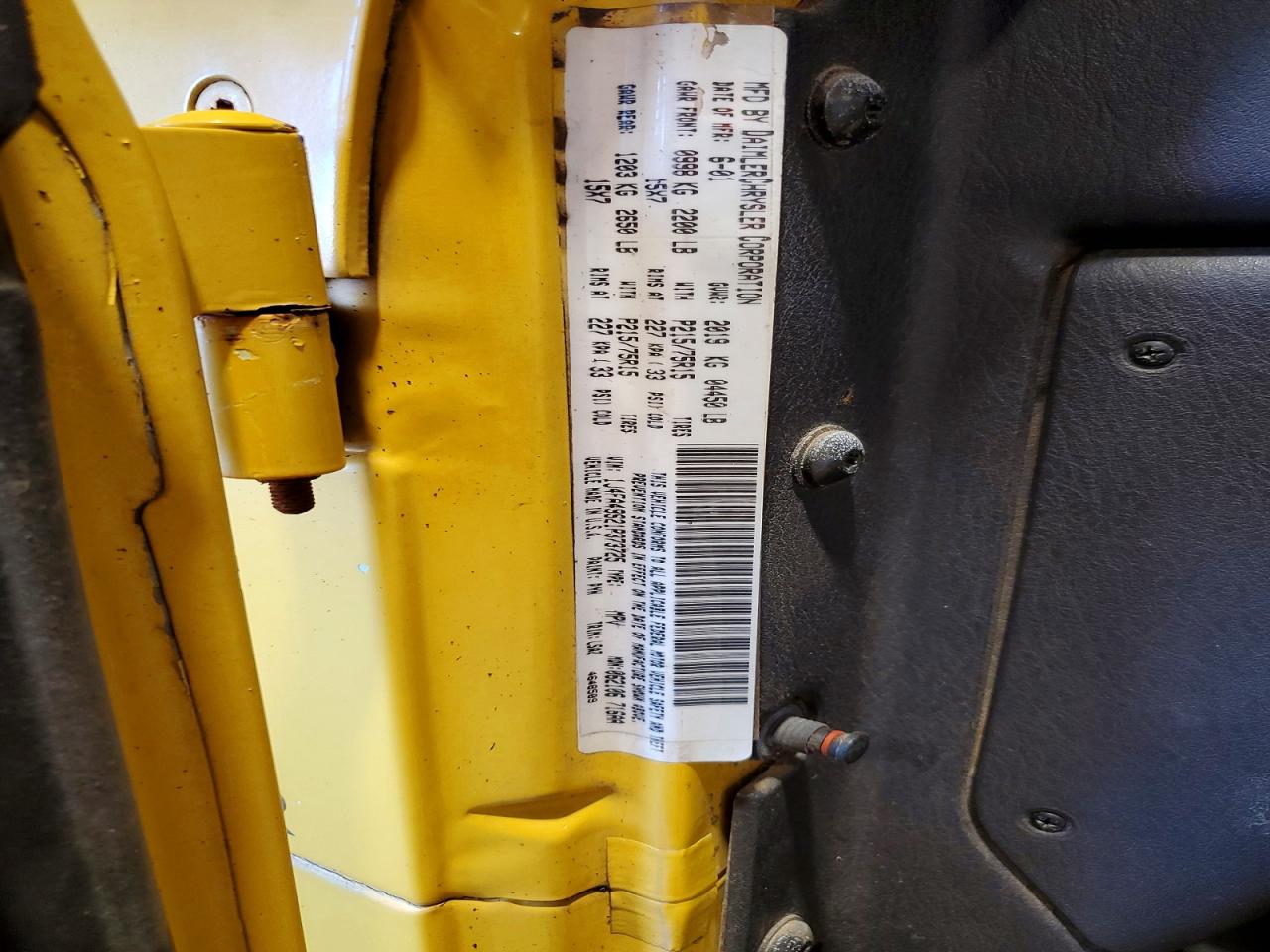 2001 JEEP WRANGLER / TJ SPORT photo 13