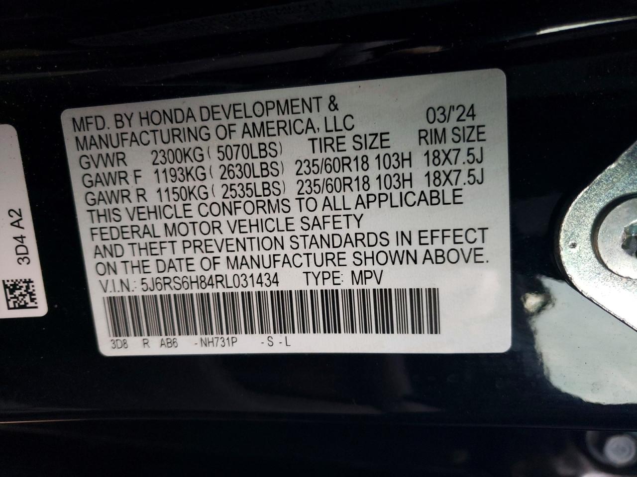 2024 HONDA CR-V SPORT-L photo 13