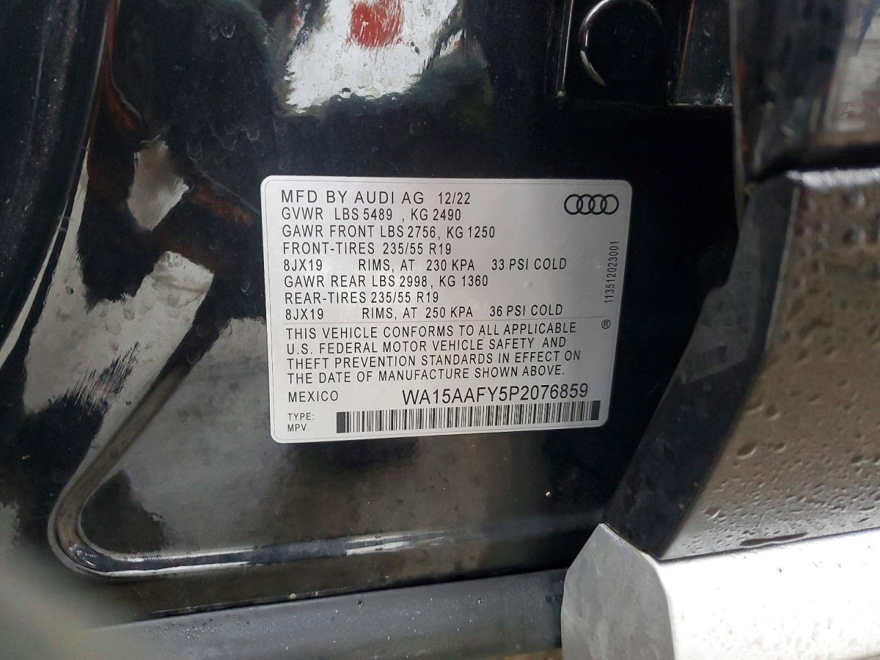 2023 AUDI Q5 SPORTBACK PRM PLS 45 photo 25