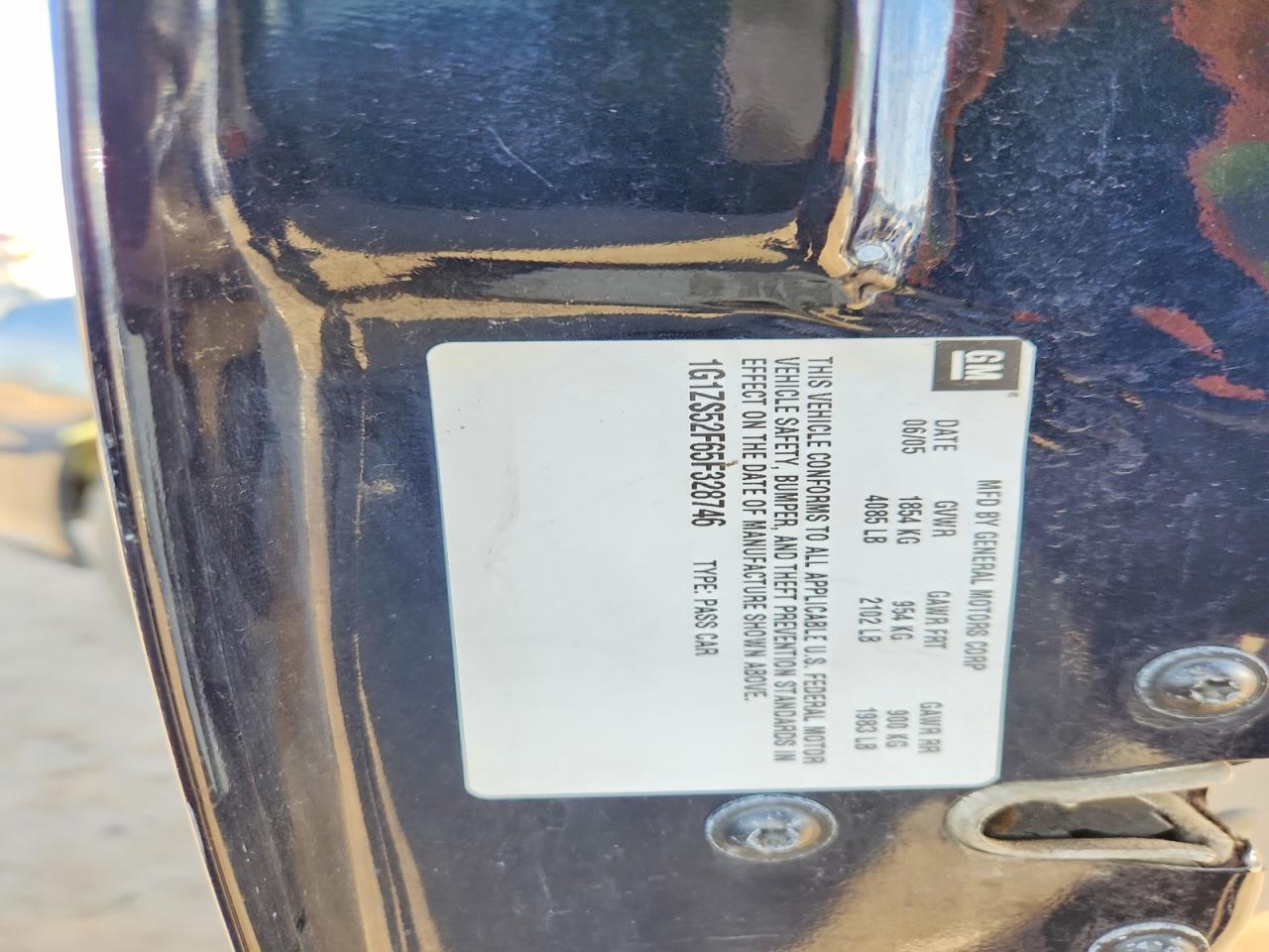 2005 CHEVROLET MALIBU photo 12