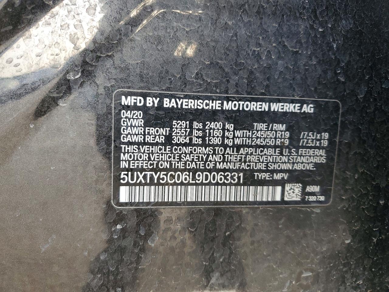 2020 BMW X3 XDRIVE30I photo 13