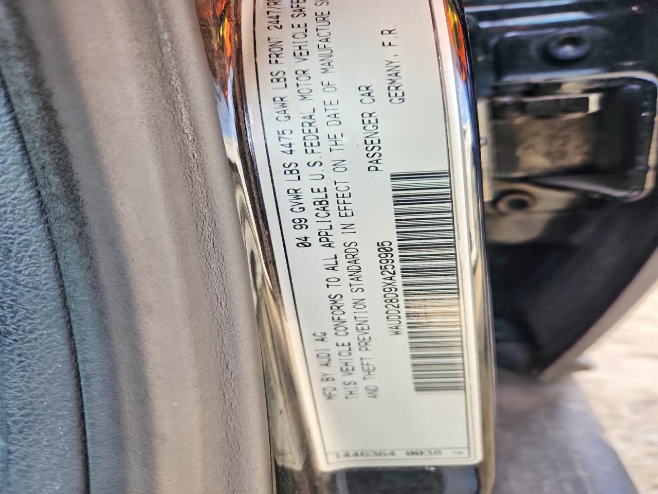 1999 AUDI A4 2.8 photo 12