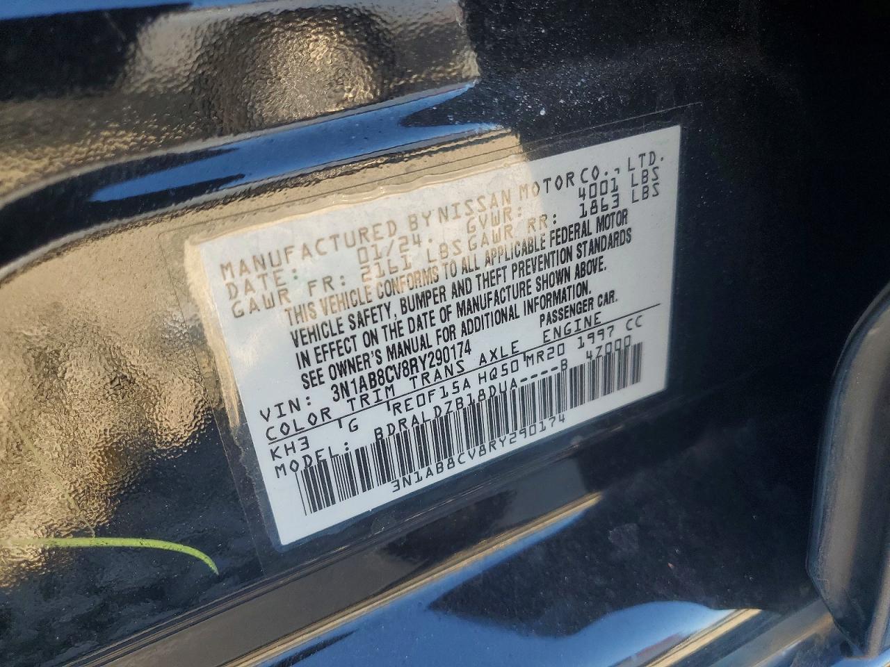 2024 NISSAN SENTRA SV photo 12