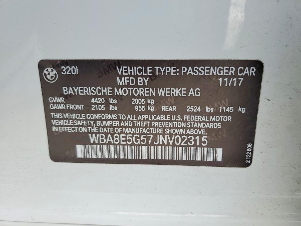 2018 BMW 320 XI photo 12