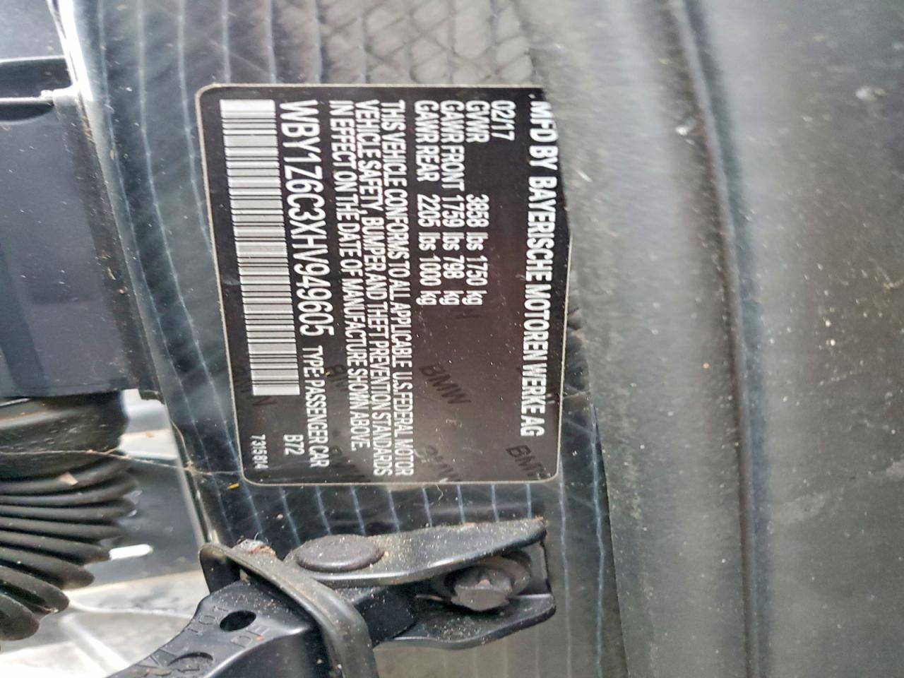 2017 BMW I3 BEV photo 14