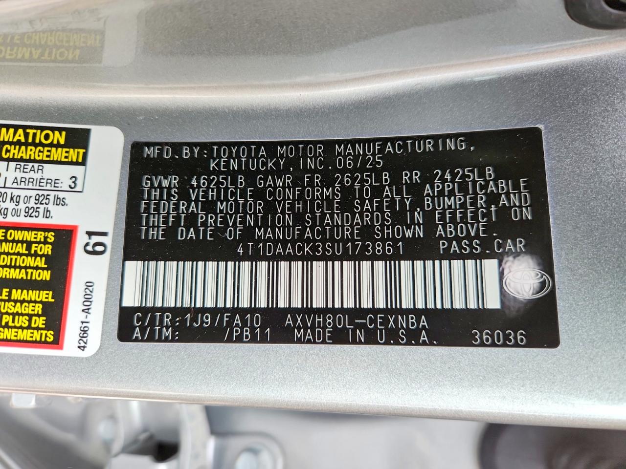 2025 TOYOTA CAMRY XSE photo 13