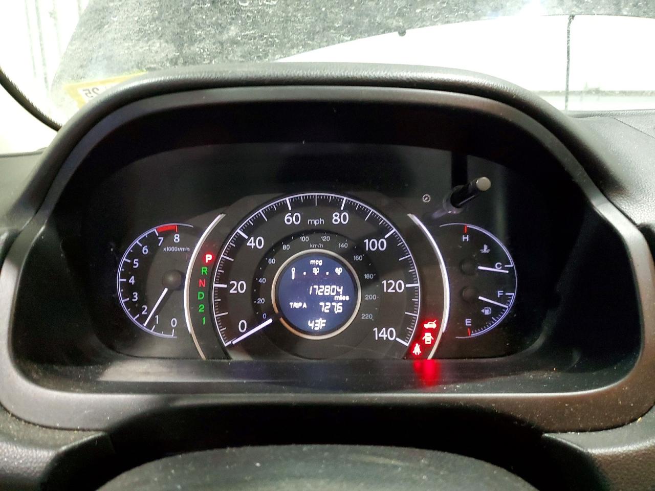2012 HONDA CR-V EXL photo 9