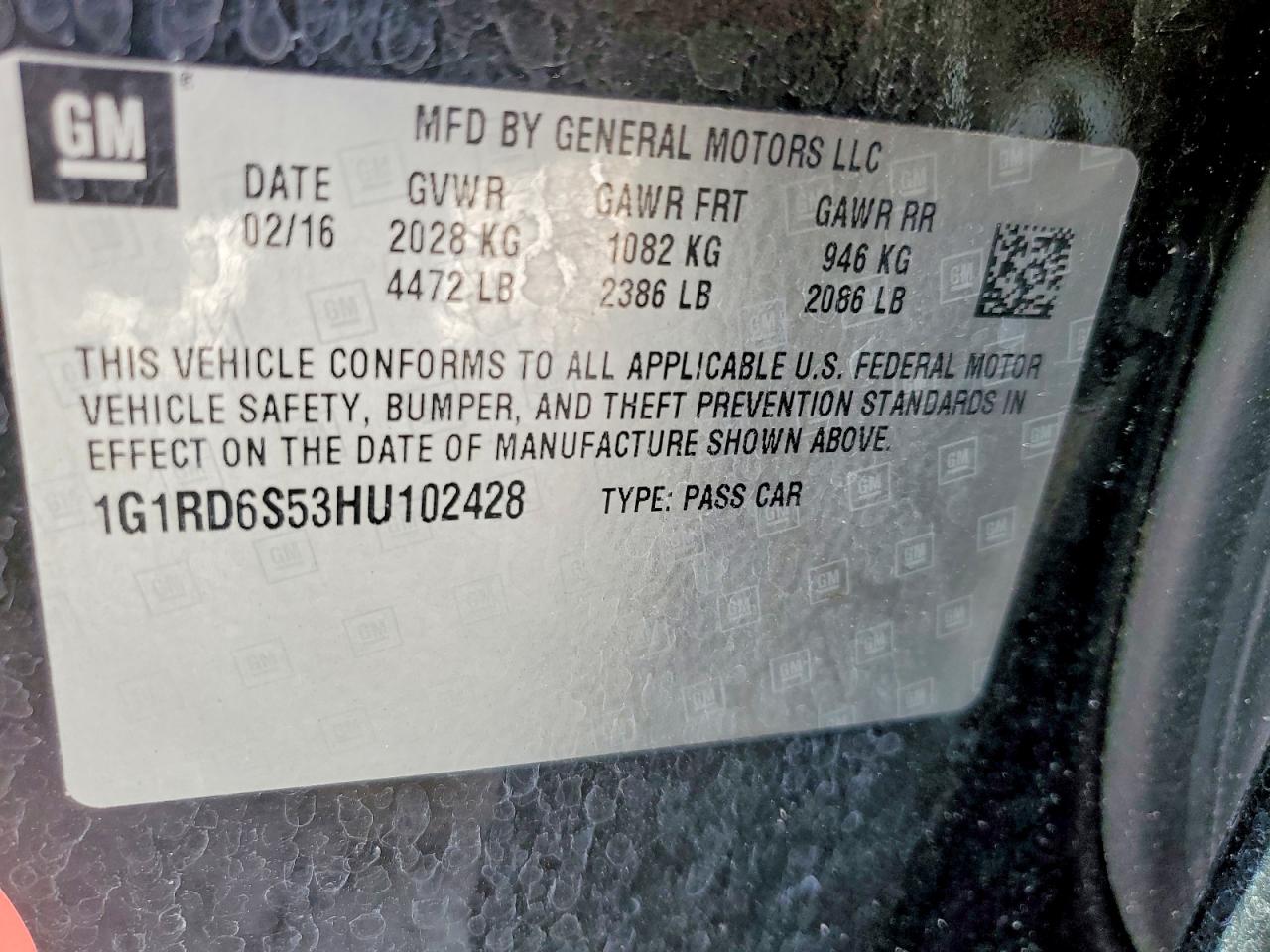 2017 CHEVROLET VOLT PREMIER photo 23