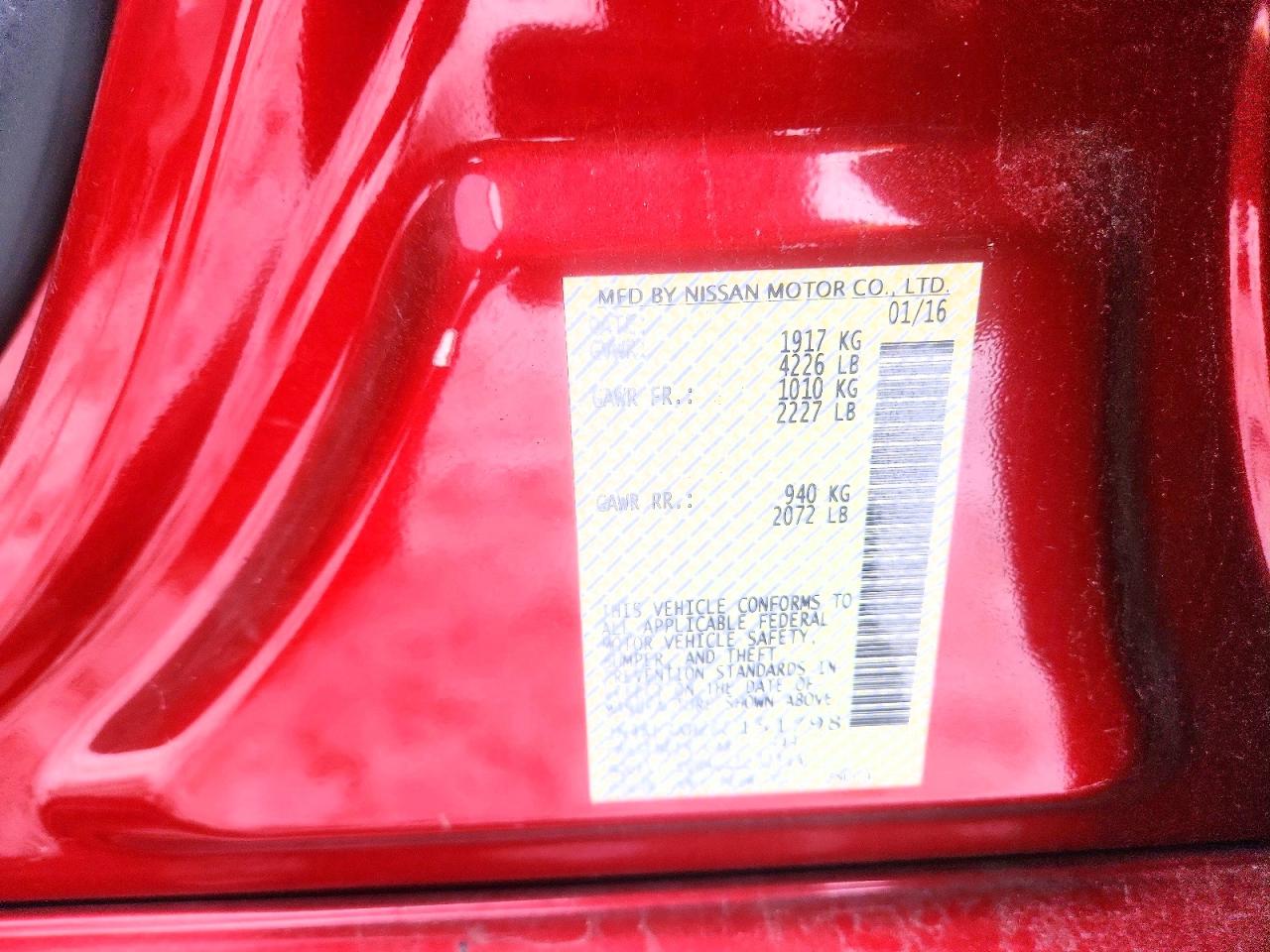 2016 NISSAN ALTIMA 2.5 S photo 12