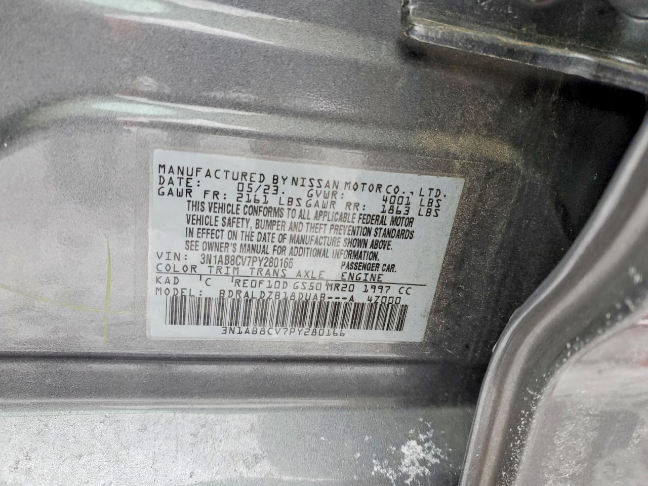 2023 NISSAN SENTRA SV photo 12