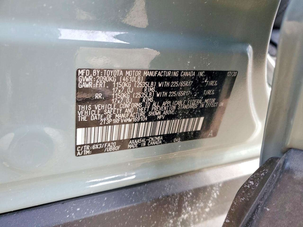 2021 TOYOTA RAV4 XLE photo 13
