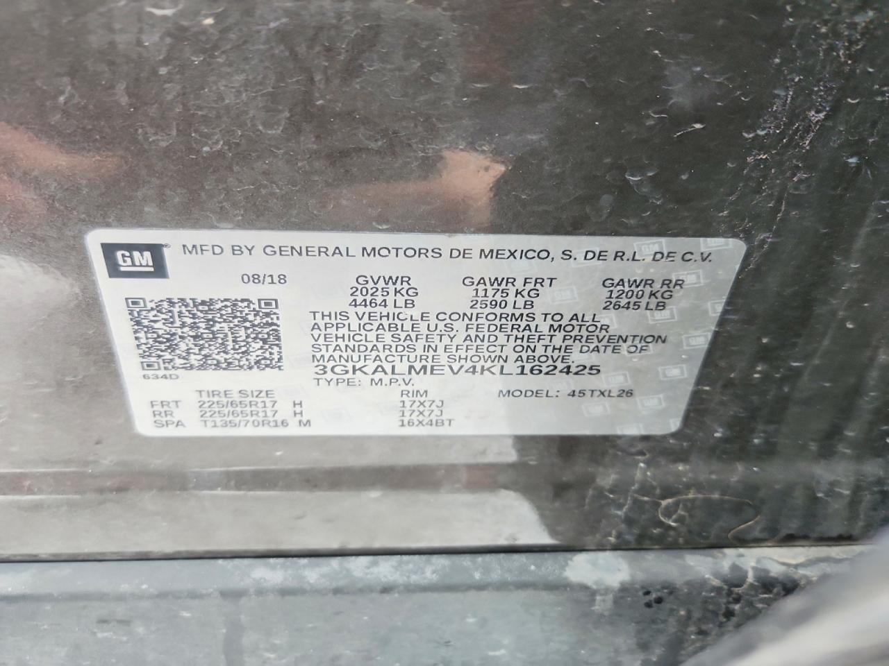 2019 GMC TERRAIN SLE photo 13