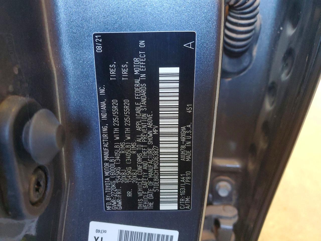 2021 TOYOTA HIGHLANDER HYBRID PLATINUM photo 14