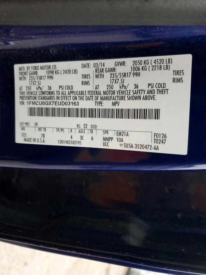 2014 FORD ESCAPE SE photo 12