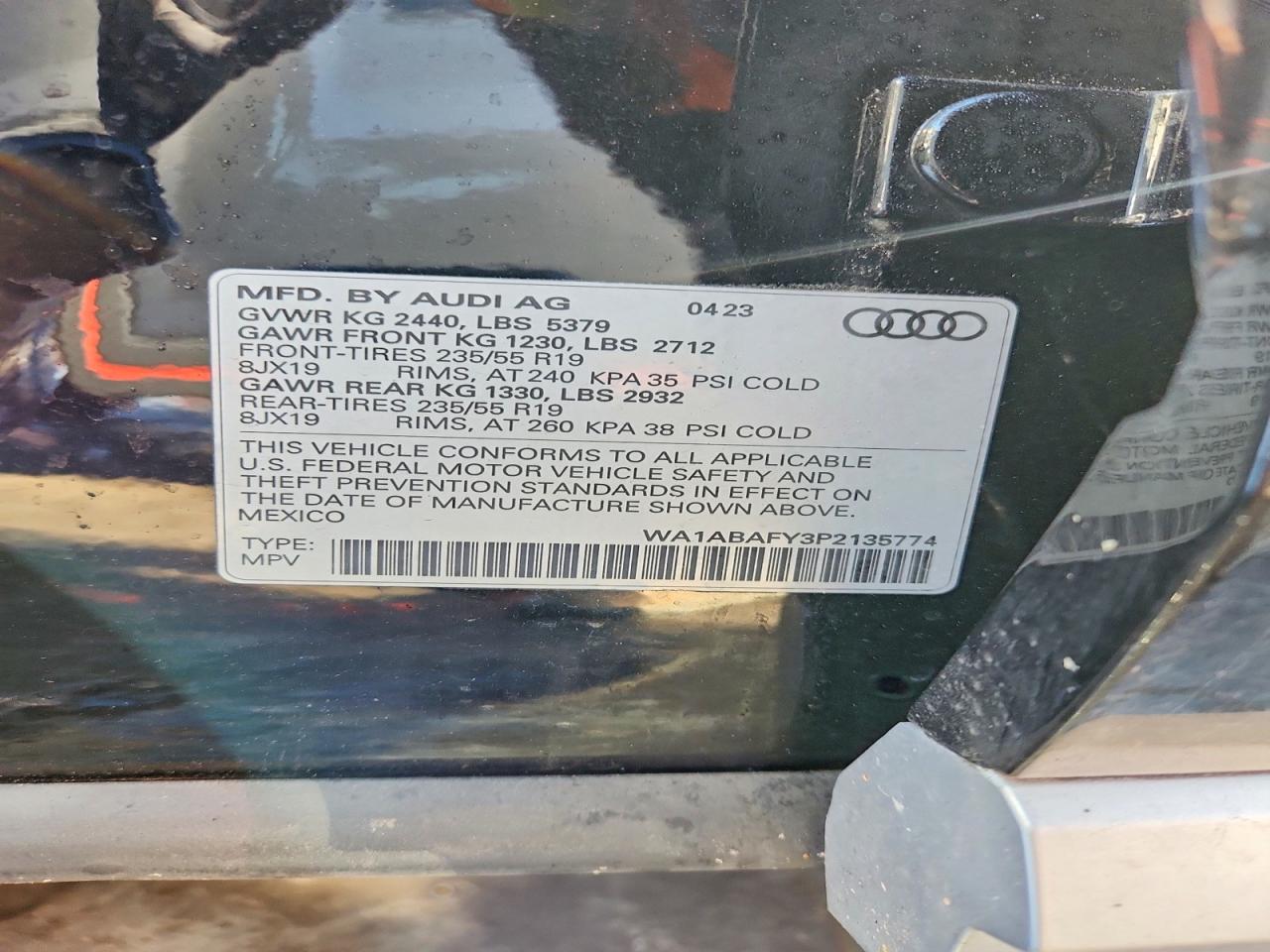 2023 AUDI Q5 PREMIUM 40 photo 13