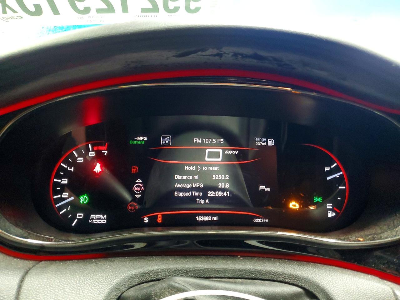 2015 DODGE DART GT photo 9