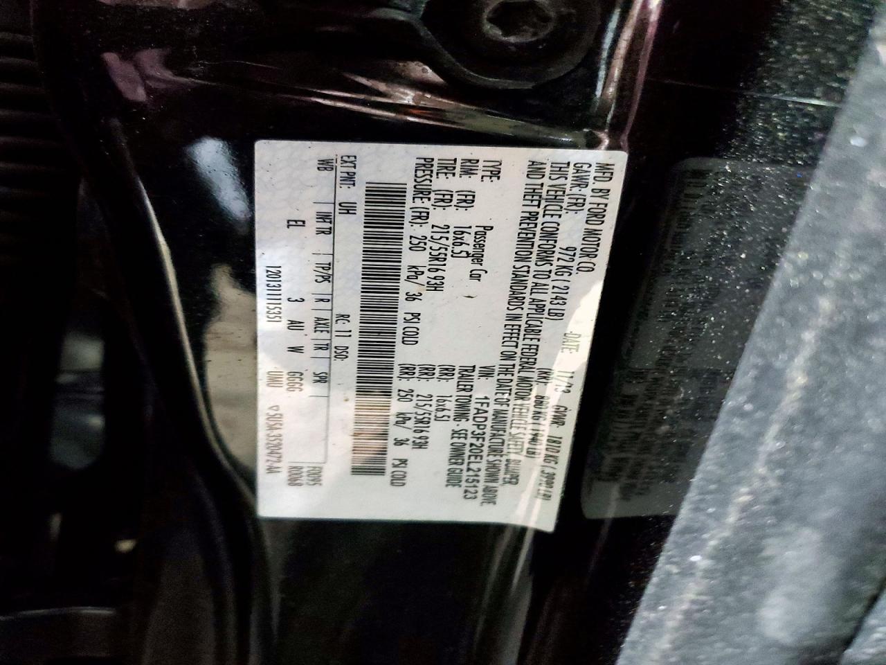 2014 FORD FOCUS SE photo 13
