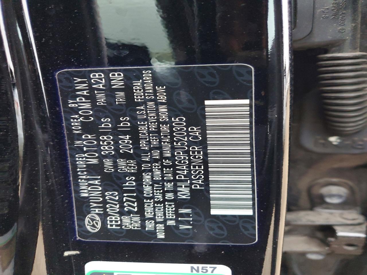 2023 HYUNDAI ELANTRA LIMITED photo 12