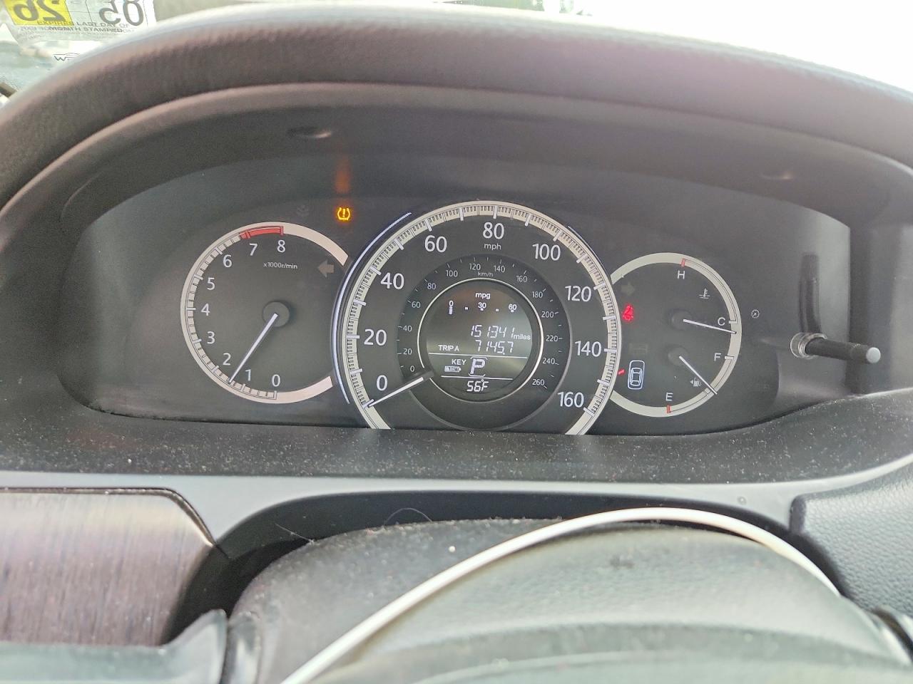 2013 HONDA ACCORD EX photo 9
