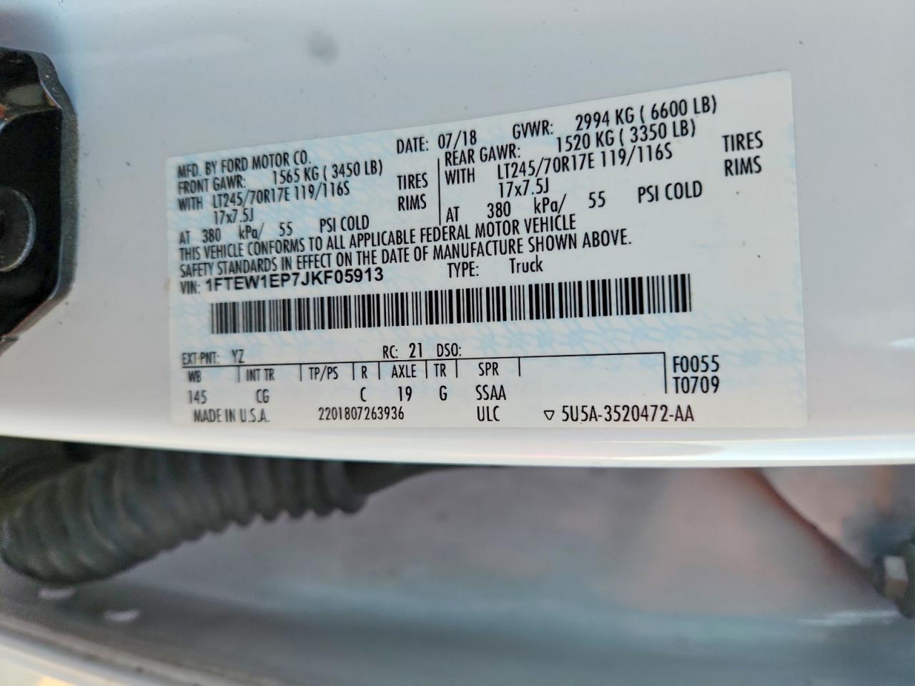 2018 FORD F150 SUPERCREW photo 23