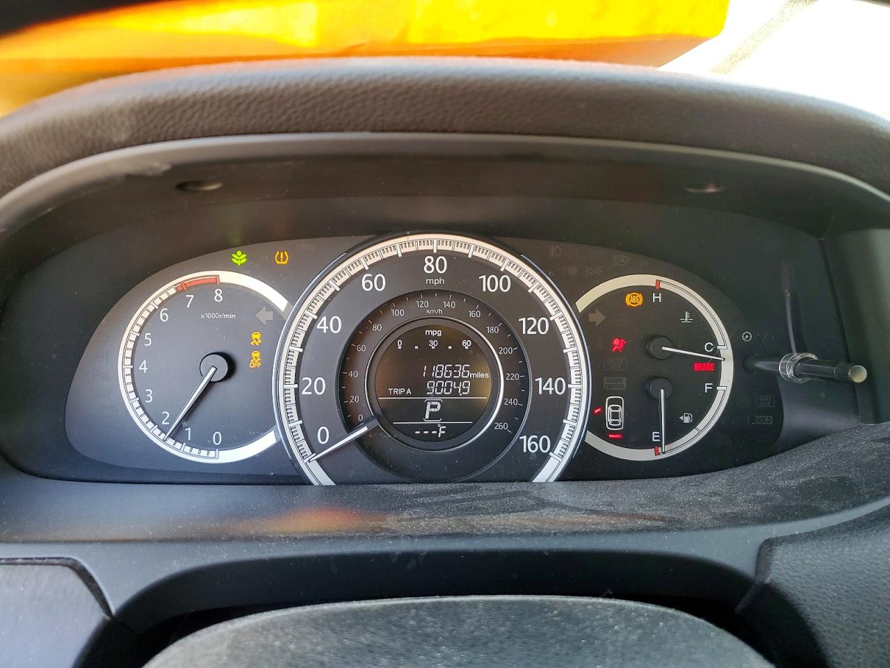 2013 HONDA ACCORD EX photo 9