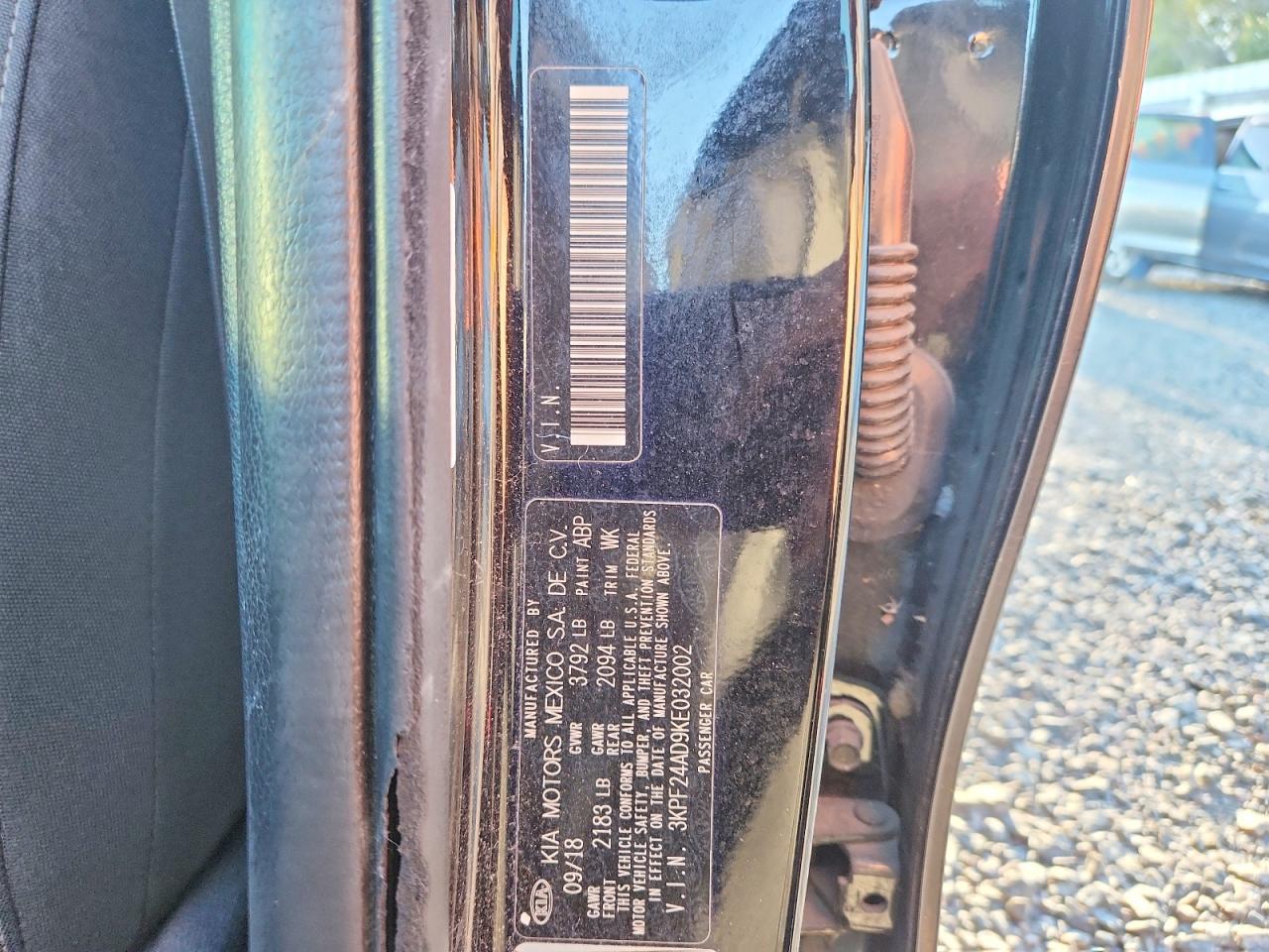 2019 KIA FORTE FE photo 12