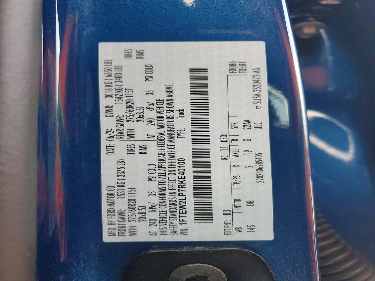 2024 FORD F150 STX photo 12