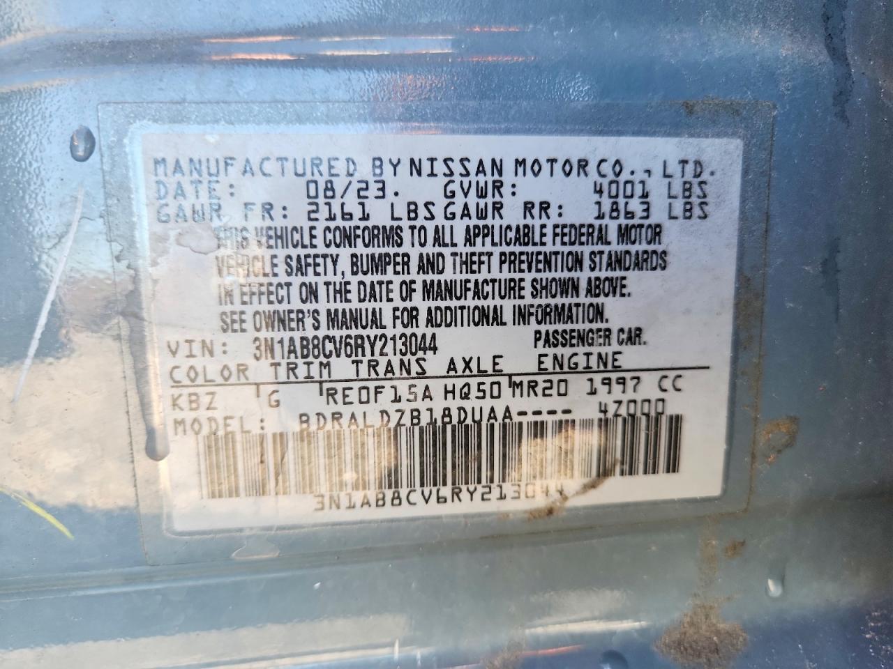 2024 NISSAN SENTRA SV photo 13
