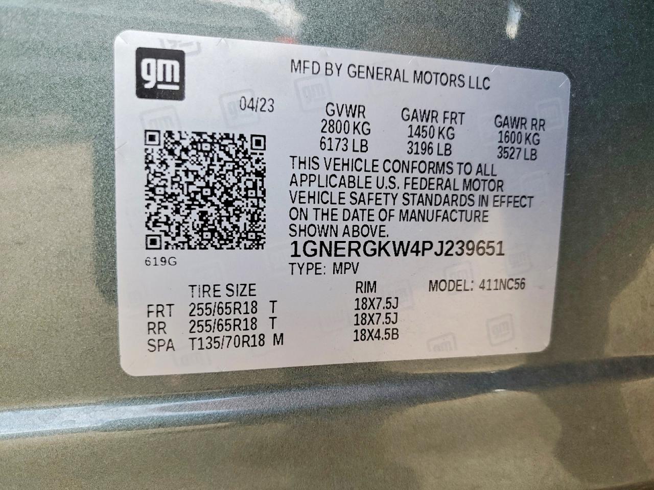 2023 CHEVROLET TRAVERSE LT photo 13